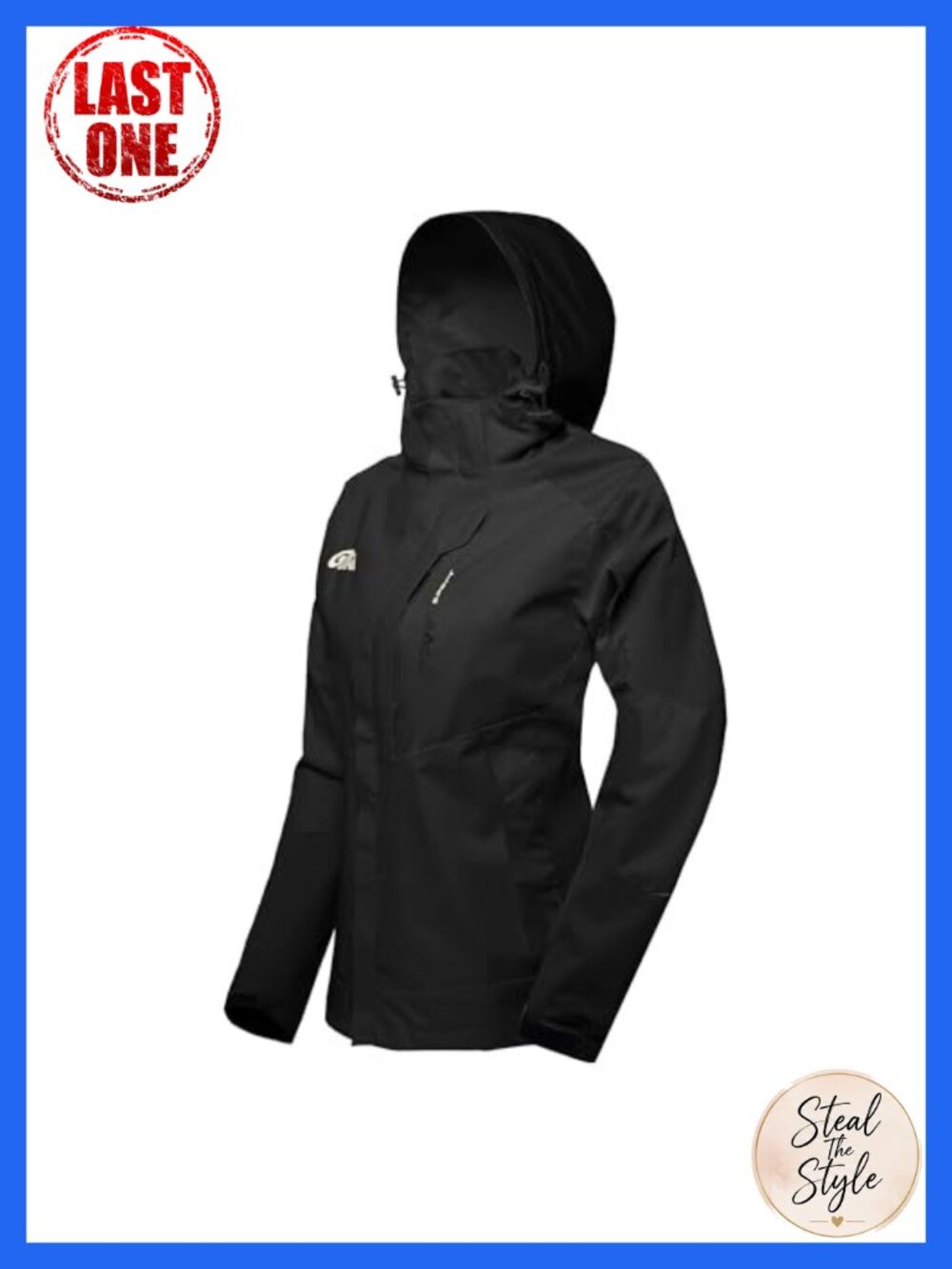 Waterproof Hooded Rain Jacket Lightweight Windbreaker